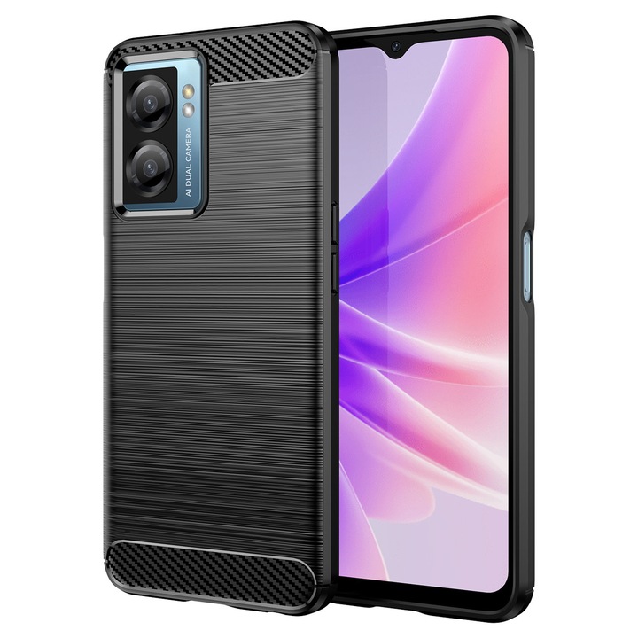 fixGuard Armor Carbon tok Oppo A57 5G / A57 / A77 5G / A77 / K10 5G, Realme V23 5G / Narzo 50 5G / Q5i 5G, fekete