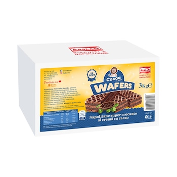 Napolitane de cacao cu multa crema cacao, Arslan, 3 kg