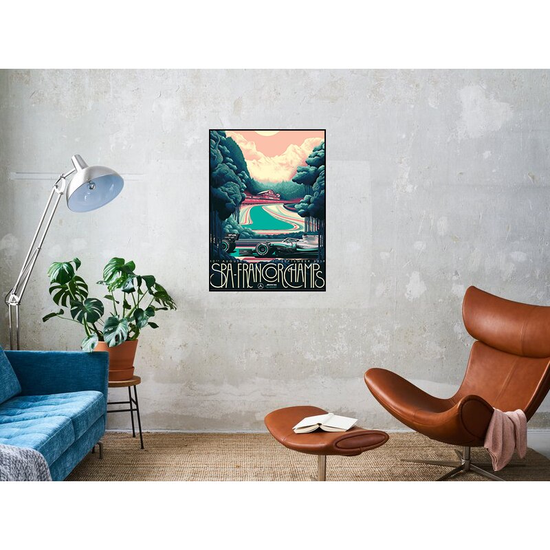 Постер Doboxo, Spa-Francorchamps, Дървена Рамка, 50 x 70 - eMAG.bg