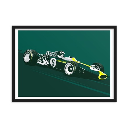 Постер Doboxo, Lotus, Дървена Рамка, 50 x 70 - eMAG.bg