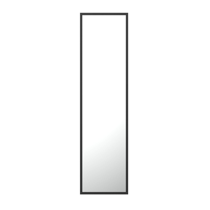 Oglinda Dreptunghiulara de Perete 163x43 cm Negru