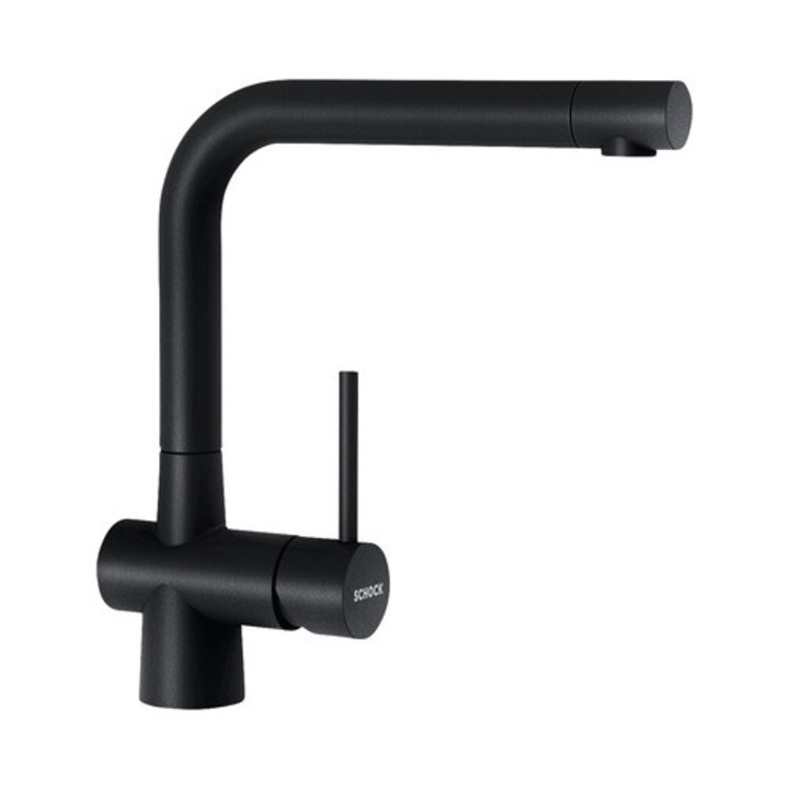 Laios egykaros konyhai csaptelep, magas kifolyó, kerámiapatron, Cristadur Puro