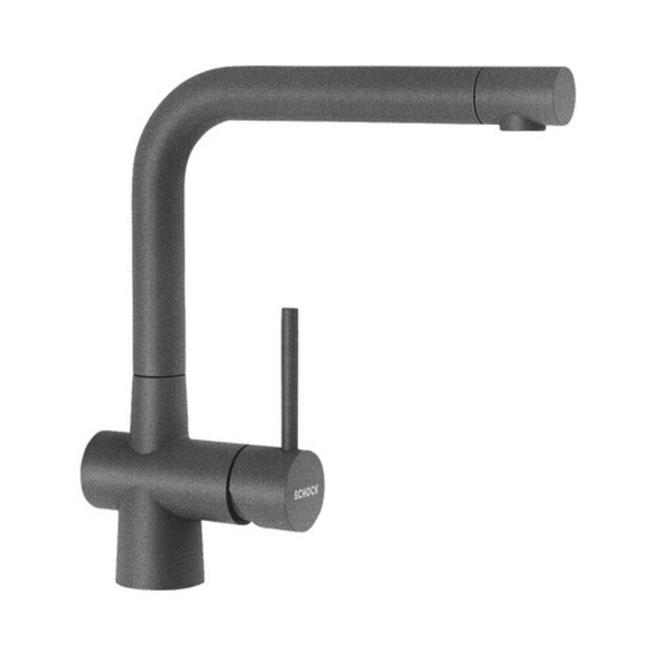 Laios egykaros konyhai csaptelep, magas csaptelep, kerámiapatron, Cristadur Stone