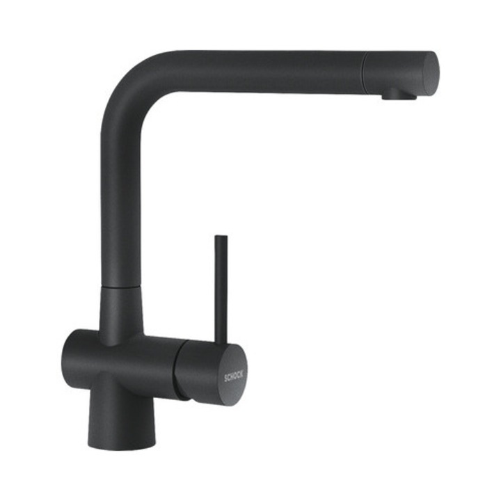 Laios egykaros konyhai csaptelep, magas csaptelep, kerámiapatron, Cristadur Magma