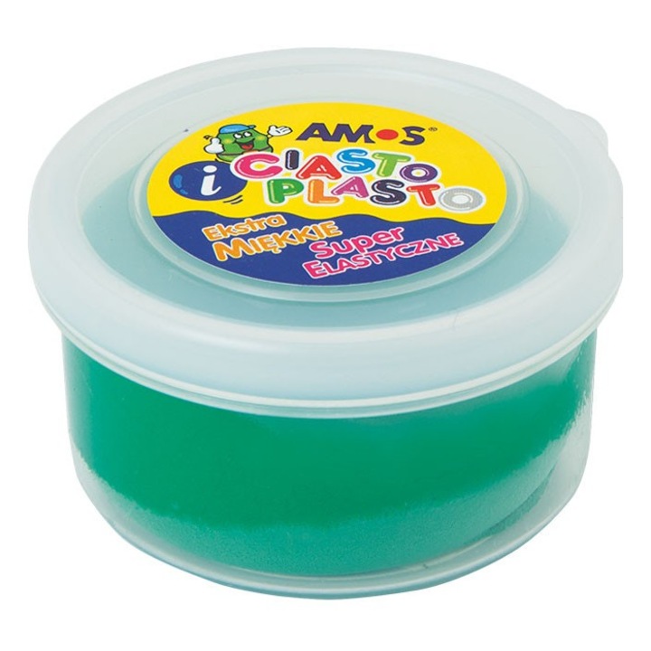 Plastilina Amos, 30g, Verde