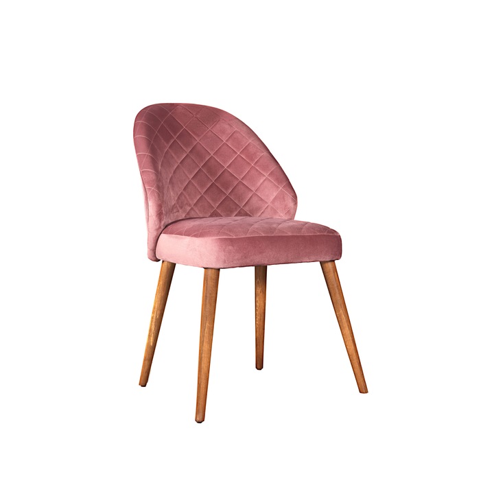 Трапезен стол Vaya Home, Blush, розов