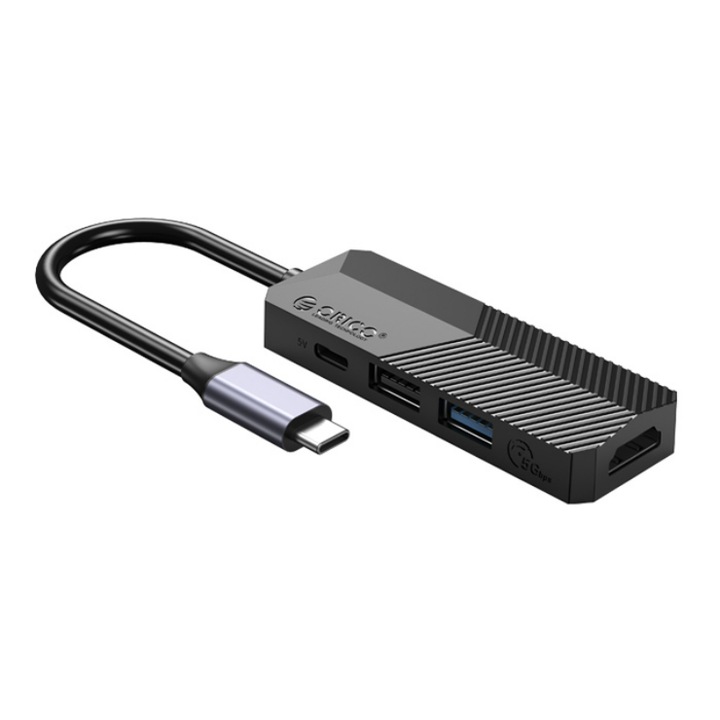 Хъб Orico, 2x USB+HDMI+USB-C