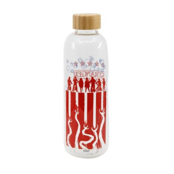 Бутилка за вода, Щора, Модел Stranger Things - Upside Down, Многоцветна, 1030 мл