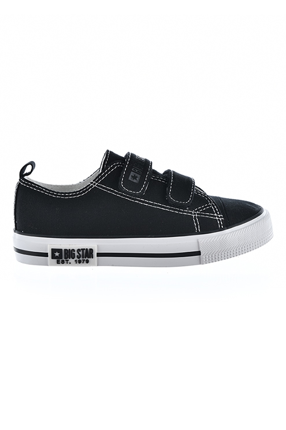 Big Star, Tenisi de panza cu velcro, Negru, 30 EU