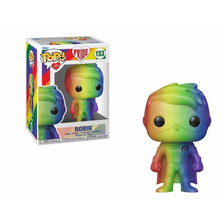 Фигурка DC Heroes - Robin, Funko Pop, 10 см, многоцветна