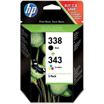 Cartus Original HP 338/343 Inkjet Print Cartridges combo-pack,HP Photosmart Serien HP DESKJET 5740/5745/6540/6840,6843, 6848, 6940, 6940DT, 6943, 6980, 6980DT, 9800, 9860, 6301, 6304, 6305, 6307, 6308, 6310,7413, 2570, 2571, 2573, 2575 Cartus Original HP 338/343 Inkjet Print Cartridges combo-pack,HP Photosmart Serien HP DESKJET 5740/5745/6540/6840,6843, 6848, 6940, 6940DT, 6943, 6980, 6980DT, 9800, 9860, 6301, 6304, 6305, 6307, 6308, 6310,7413, 2570, 2571, 2573, 2575