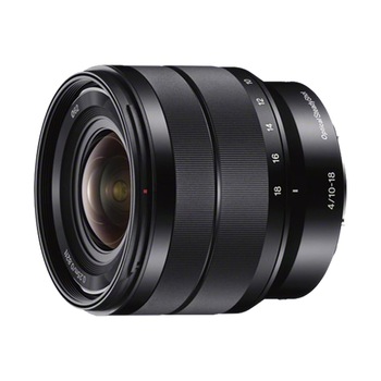 Obiectiv Sony, montura E, 10-18mm, f4 OSS, Negru Obiectiv Sony, montura E, 10-18mm, f4 OSS, Negru