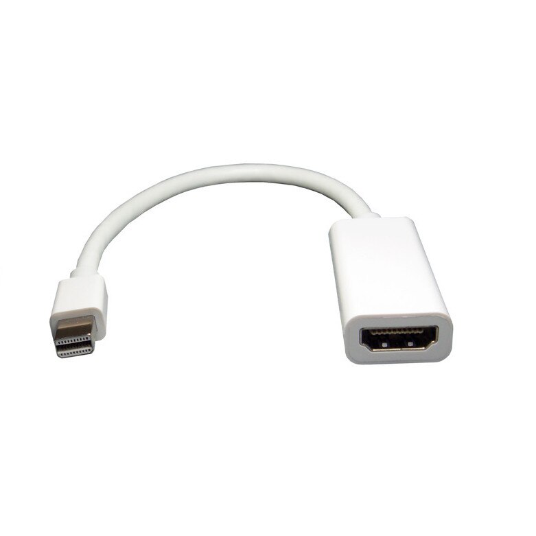 Cablu adaptor mini display port to hdmi mama pentru macbook, alb