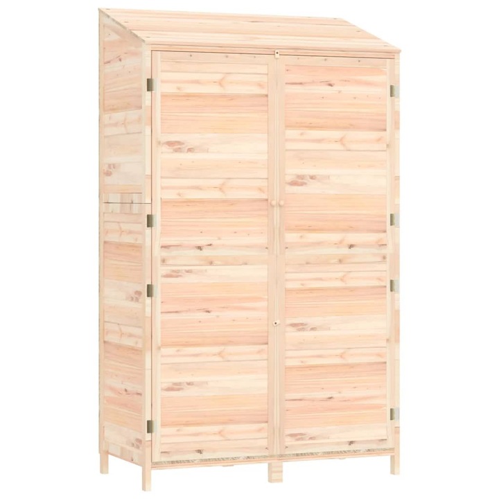 vidaXL tömör fenyőfa kerti fészer 102x52x174,5 cm 152190