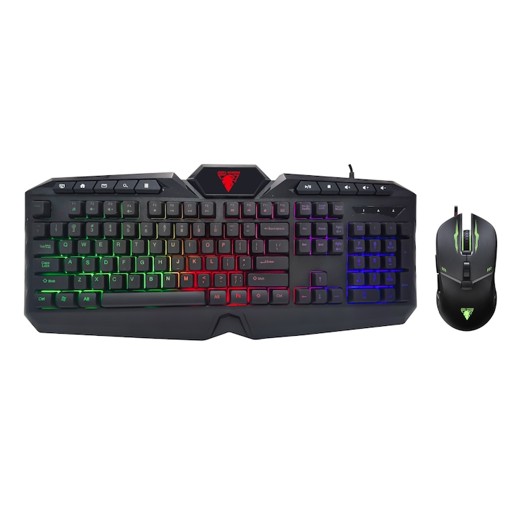Tastatura cu mouse, Jedel, GK103, USB, Negru