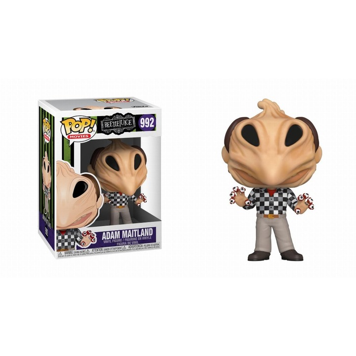 Figurina Beetlejuice - Adam Transformed, Funko Pop, 10 cm, Multicolor