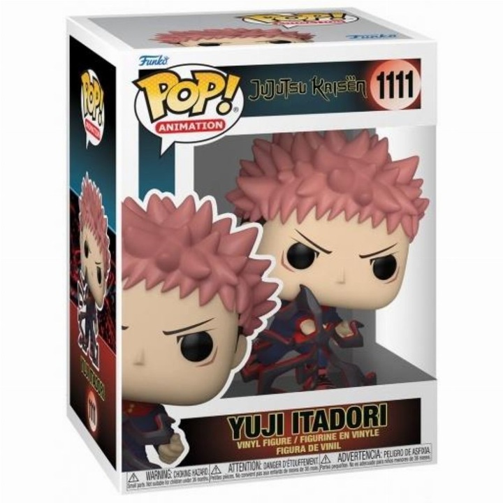 Фигурка Jujutsu Kaisen - Yuji Itadori, Funko Pop, 10 см, Многоцветен