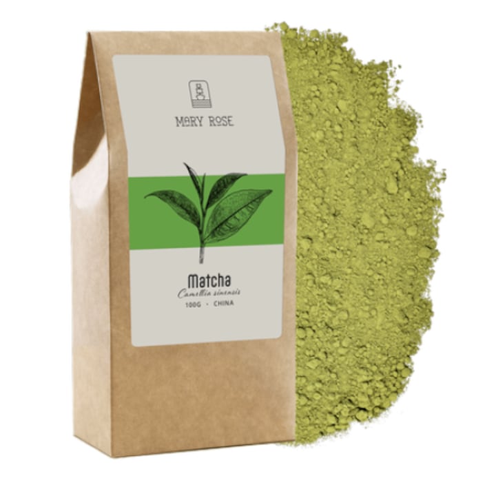 Matcha Ceai, Mary Rose, Pulbere, Verde, Traditional, 100 g