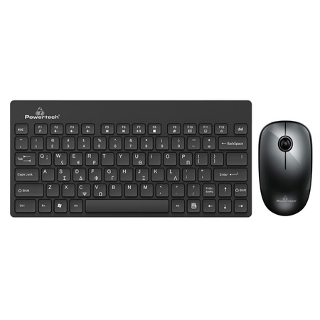 Set mouse si tastatura wireless PowerTech, 1500 dpi, Negru - eMAG.ro