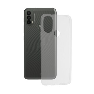 Custodia Silicone Per Motorola Moto E20/E30/E40 – DESSEN Trasparente Con Stampa, Antiurto