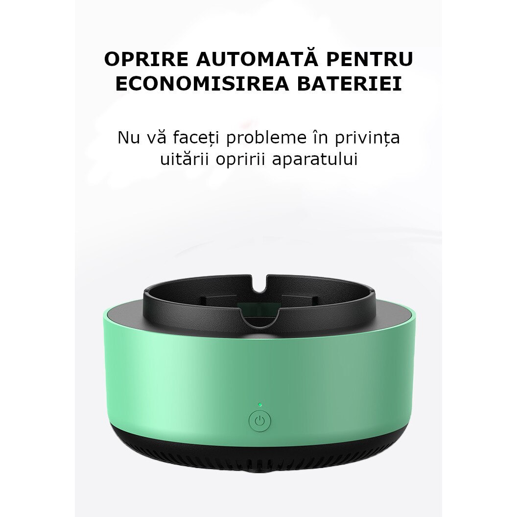 Masina Rasina Scrumiera electrica cu aspiratie directa, rasina epoxidica anti-topire ...