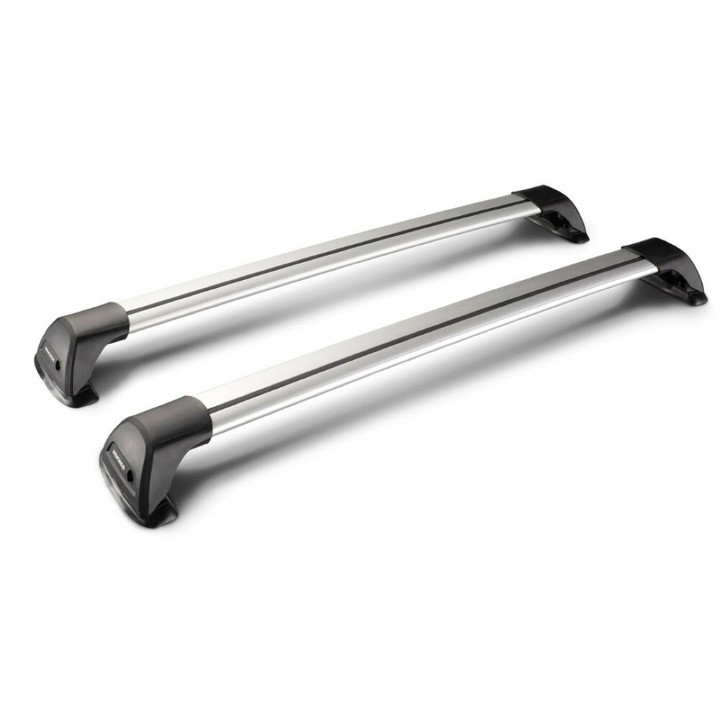 Set 2 bare transversale, Yakima, Aluminiu, Universal, 90cm, Argintiu