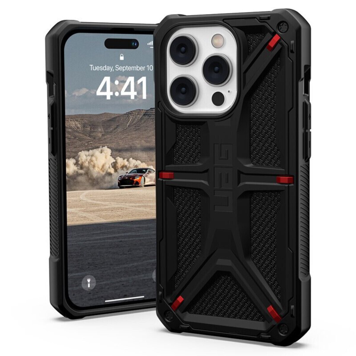 Husa Cover UAG Armor Monarch Kevlar Series pentru iPhone 14 Pro Max Black eMAG.ro