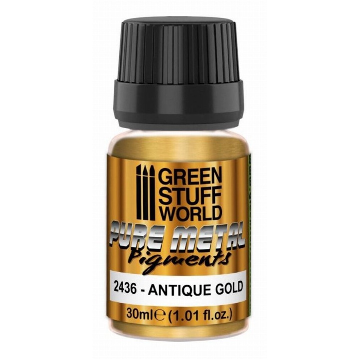 Pigment oldat, Green Stuff World, Gold, 30 ml