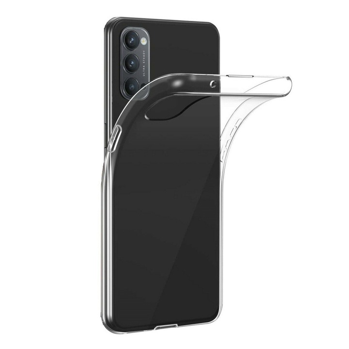 Oppo Reno 5 4G / Reno 5 5G / Find X3 Lite kompatibilis szilikon hátlaptok, vékony, átlátszó, 0.5mm