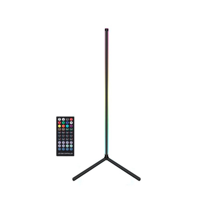 Lampa de colt L - 120 cm, RGB Cool Effect