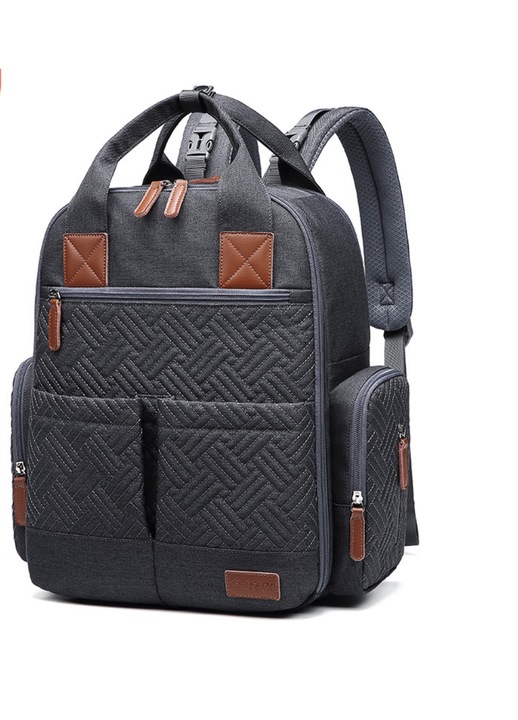 Rucsac dama, 40X31X17cm, Poliester, Gri