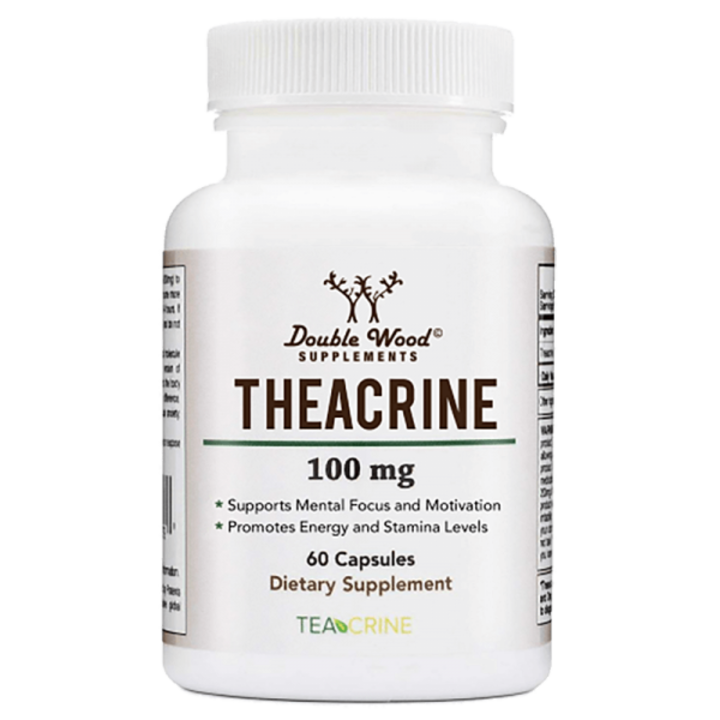 Хранителна добавка Double Wood, Theacrine, Теакрин, 60 капсули