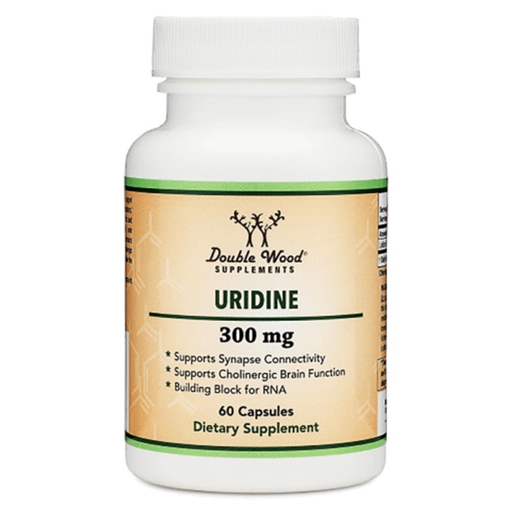 Хранителна добавка Double Wood, Uridine, Уридин монофосфат, 60 капсули