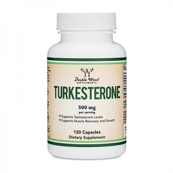 Хранителна добавка Double Wood, Turkesteron, Туркестерон, 500 mg, 120 капсули
