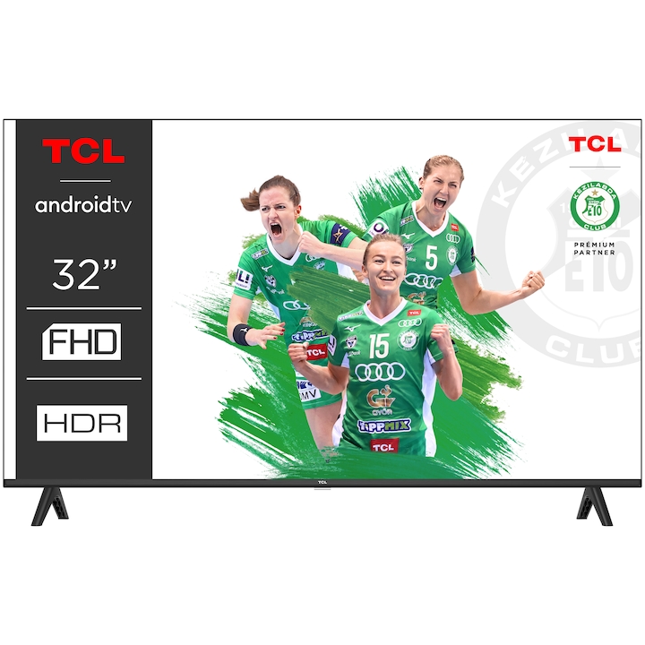TCL 32S5400AF LED TV, 80 cm, Smart Android TV, Full HD, F energiaosztály
