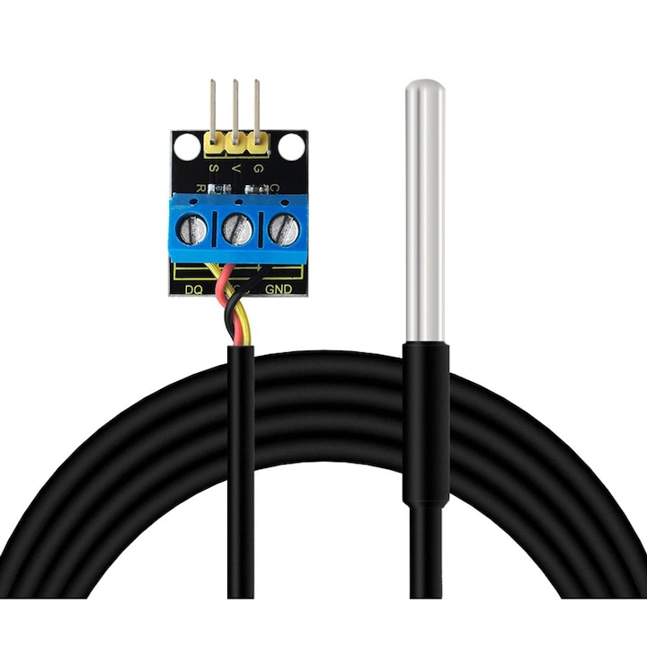 Датчик за температура Keyestudio, DS18B20, 3.3/5 V