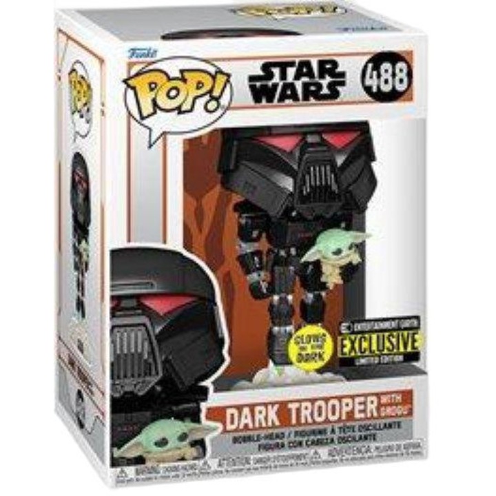 Фигурка Междузвездни войни: Мандалорецът, Funko POP, 10 см, черен