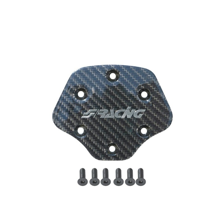 Capac, Simoni Racing, 90x112 mm, Negru