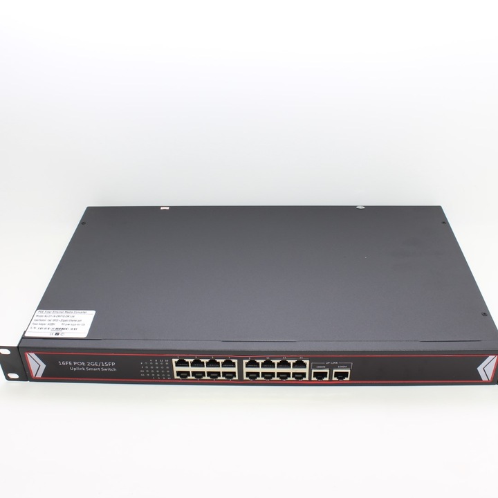 Switch POE 16FE x 2GE Uplink