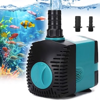 Pompa submersibila de apa acvariu silentioasa, BYONDSELF®, 600 l/h 10W, 2 duze, Debit de apa reglabil, Purifica apa, pentru rezervor de pesti, iaz, acvariu, fantana