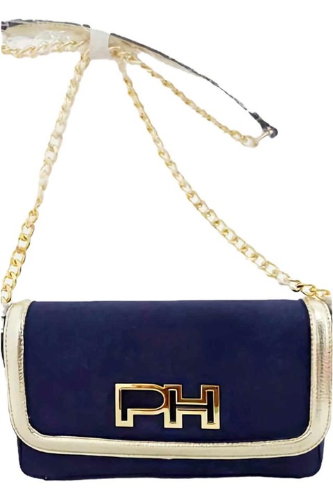 Geanta Paris Hilton bleumarin 29cm/16cm/5cm