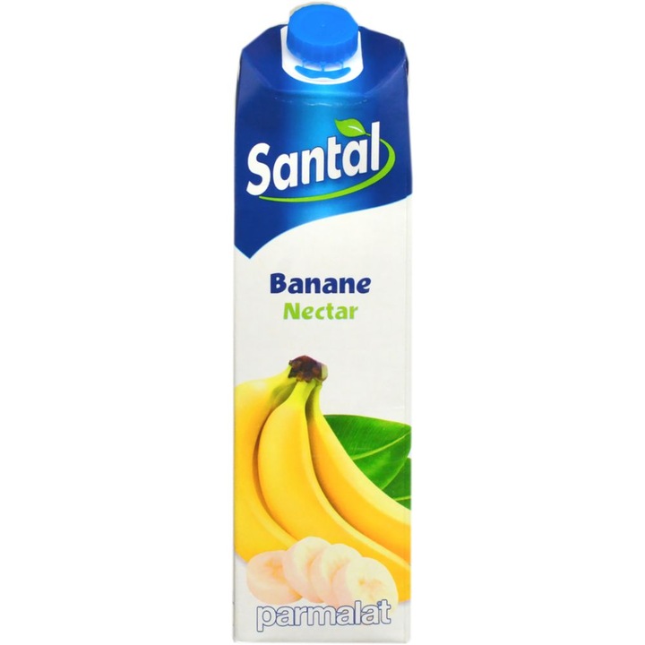 Негазиран сок Santal Nectar, с вкус на банан, Количество 1000 мл