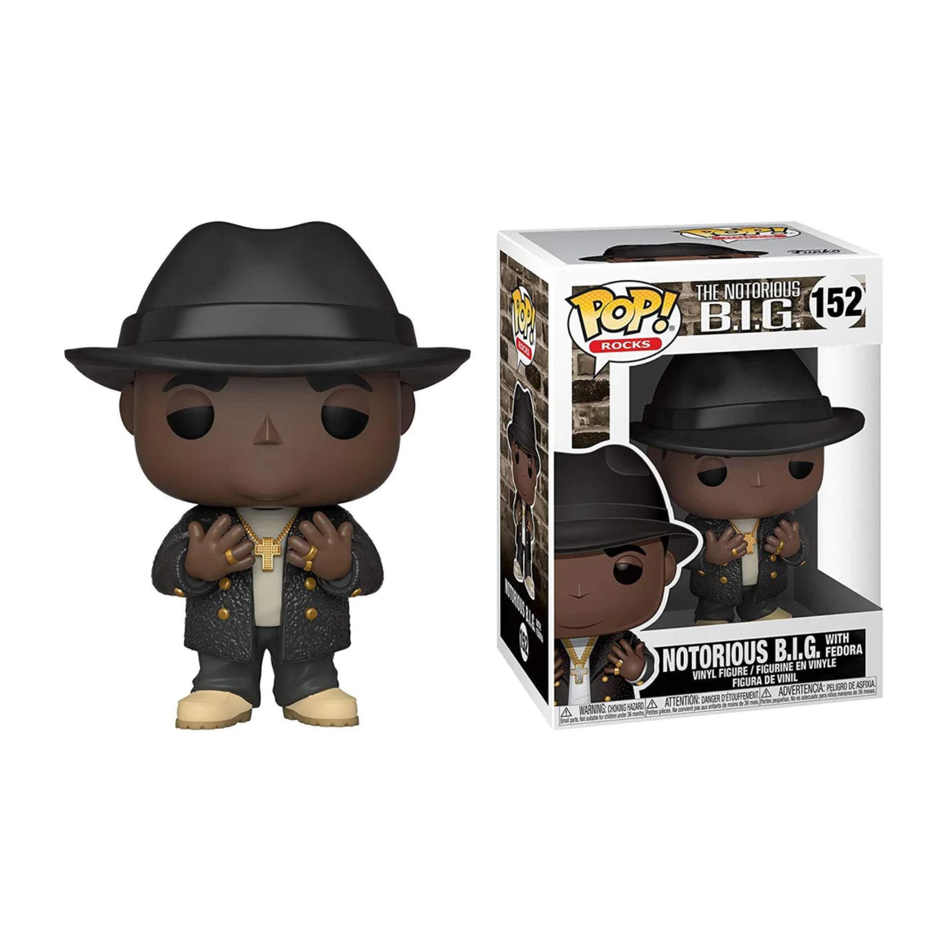 Фигурка Funko Pop! Rocks Notorious B.i.g. Notorious B.i.g. With Fedora ...