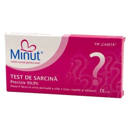 Test de sarcina Minut intim , tip caseta