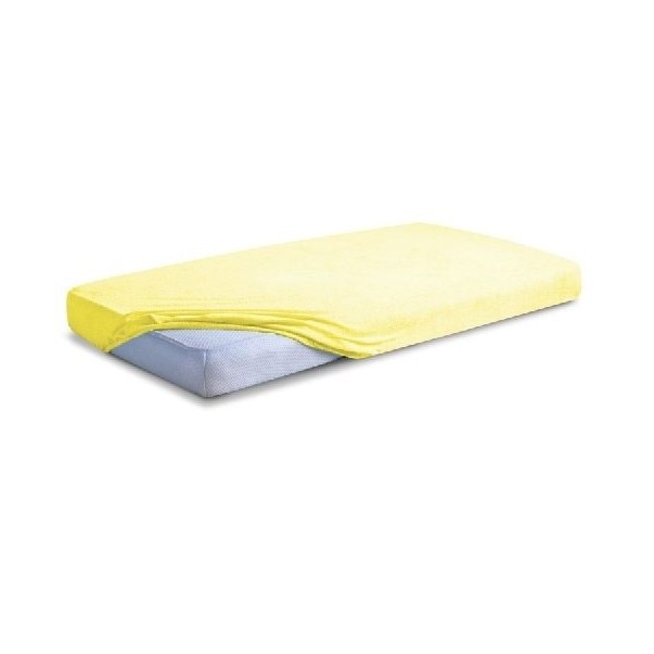 Husa impermeabila pentru saltele Frotir 60x120cm Baby Matex Galbena