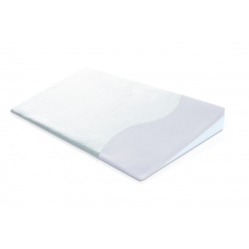 Perna plan inclinat pentru bebelusi cu doua fete Klin Air 60x36 cm Perna plan inclinat pentru bebelusi cu doua fete Klin Air 60x36 cm