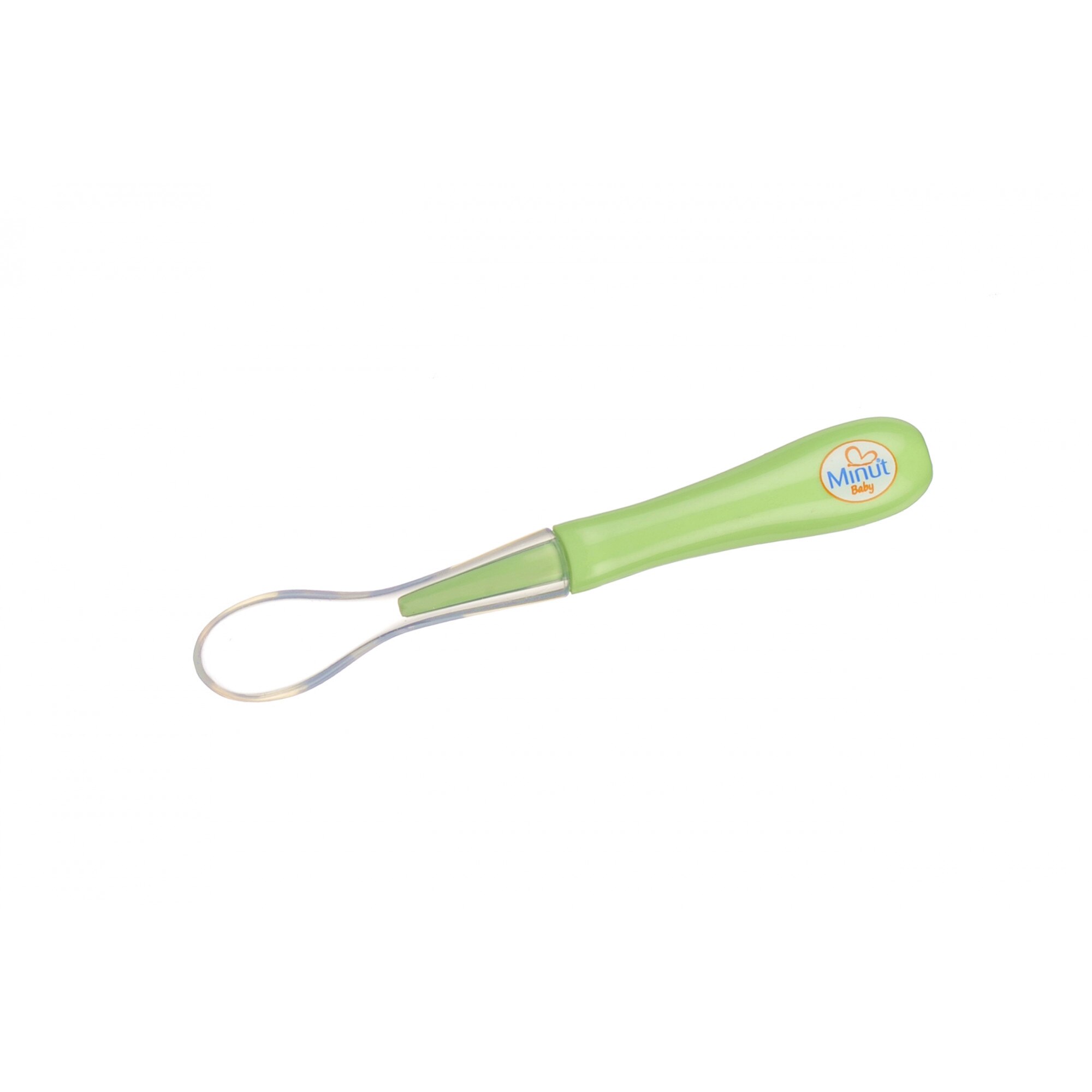 Lingurita Minut Baby cu varf moale, verde