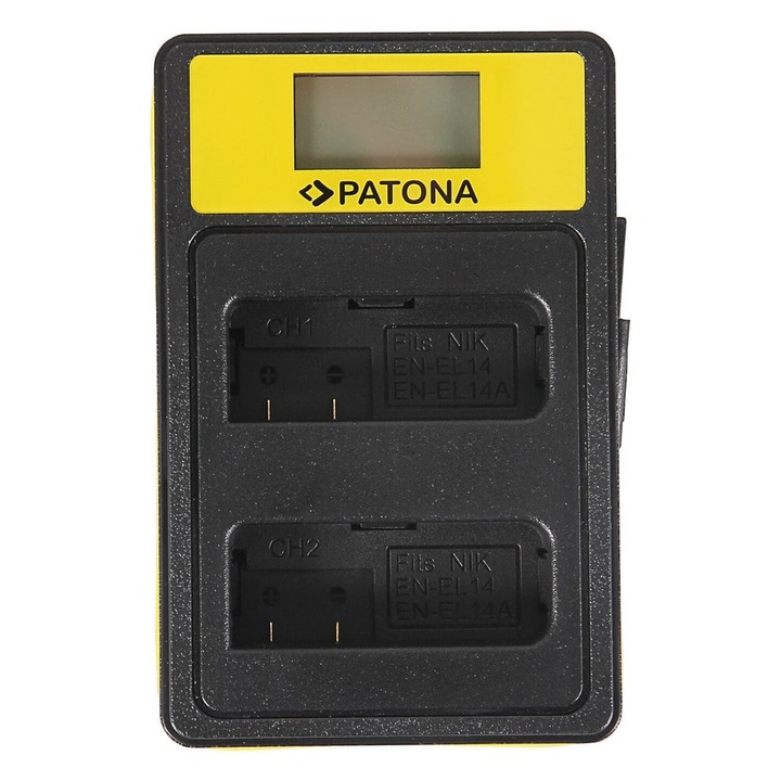 Incarcator Smart Patona USB Dual LCD EN-EL14 -141622