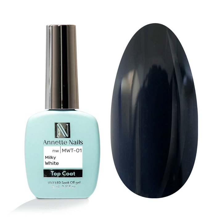 Top Coat Milky White no wipe MWT-01