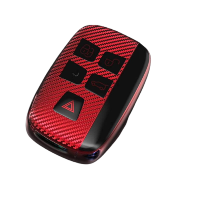 Huse Cheie Land Rover, Smartkey, 5 Butoane, Rosie, Tpu, Carbon